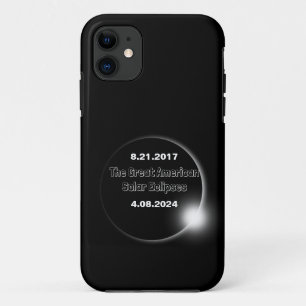 2024 & 2017 Double Dated Solar Eclipse iPhone 11 Case