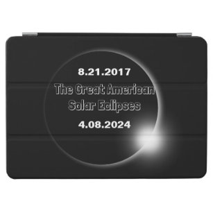 2024 & 2017 Double Dated Solar Eclipse iPad Air Cover