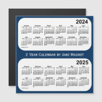2024-2025 Police Box Blue 2 Year Calendar by Janz