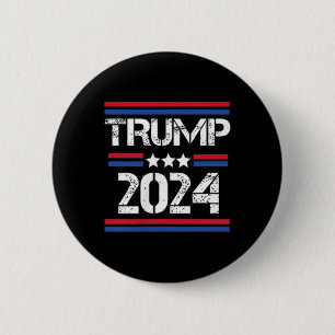 2024 2 Side I'm Voting Convicted Felon 6 Cm Round Badge