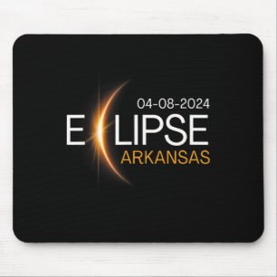 2024 Arkansas Totality Eclipse Arkansas Solar 2024 Mouse Pad
