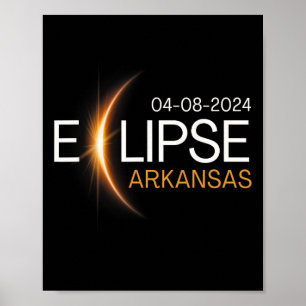 2024 Arkansas Totality Eclipse Arkansas Solar 2024 Poster
