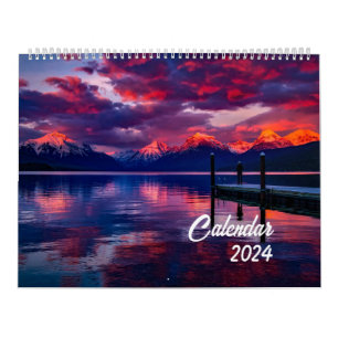 2024 Beautiful Landscape Photography travel Calendar