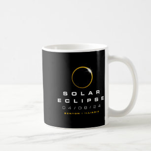 2024 Benton Illinois Solar Eclipse Coffee Mug