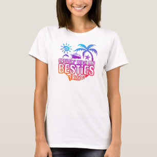 2024 Besties Cruise with cruise ship T-Shirt