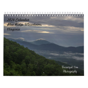 2024 Blue Ridge Mountains Calendar
