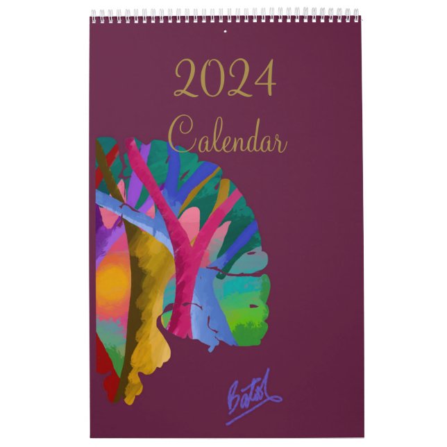 2024 Brain Art Calendar (Cover)