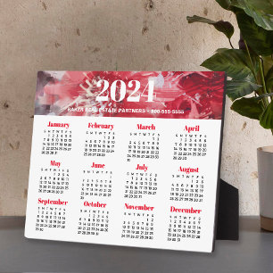 2024 Business Calendar Easel Plaque