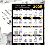 2024 Business Calendar with US Holidays Gold Black Holiday Postcard<br><div class="desc">2024 Corporate Calendar with US Holidays Gold on Modern Black New Year Holiday Postcard. All the texts are pre-arranged for you to personalise easily and quickly with your own details. Wish you all a Happy Holidays and an Amazing New Year! For many other card designs, please visit : (Holiday Cards)...</div>