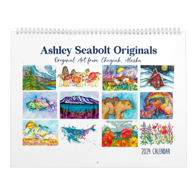 2024 Calendar Ashley Seabolt Originals (Cover)