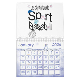 2024 Calendar Sports Football, Basketball, Soccer