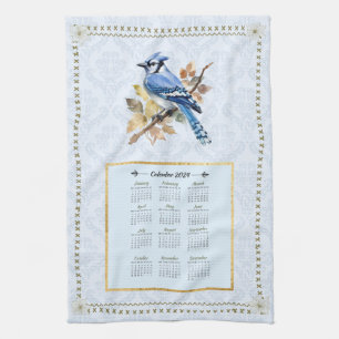 2024 Calendar Towel BlueJay