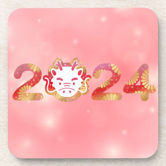 2024, Chinese New Year, Dragon Coaster (Front)