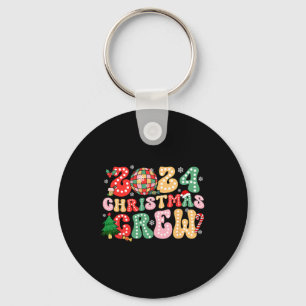 2024 Christmas Crew Xmas Ornaments Family Pyjamas  Key Ring