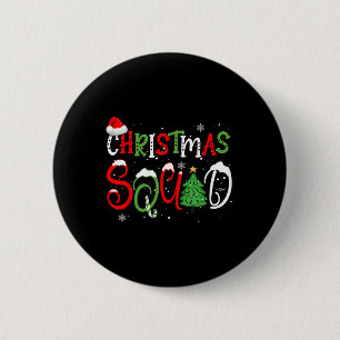 2024 Christmas Squad Funny Xmas Tree Family Matchi 6 Cm Round Badge