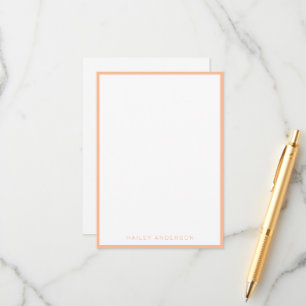 2024 Colour of the Year: Peach Personalised Enclosure Card