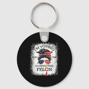 2024 Convicted Felon15 Key Ring