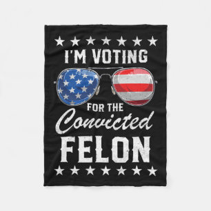 2024 Convicted Felon2 Fleece Blanket