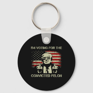 2024 Convicted Felon- I'm Voting Convicted Felon 2 Key Ring