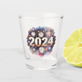 2024 Countdown Shot Glass