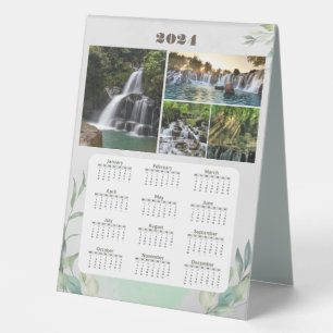 2024 Customisable Desk Calendar Table Tent - 6x8"