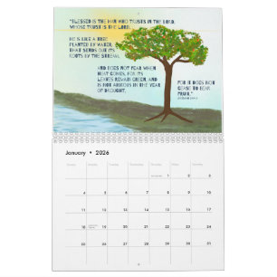 2024 Don’t Worry monthly Calendar