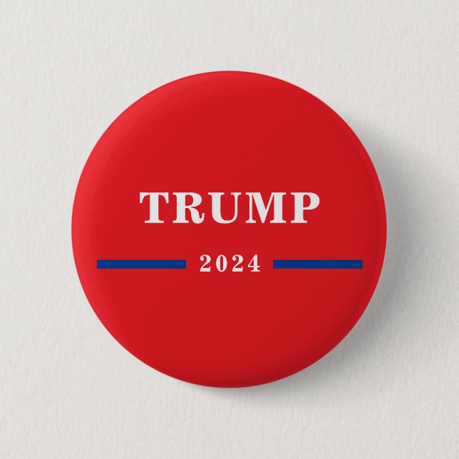 2024 Donald Trump 6 Cm Round Badge (Front)