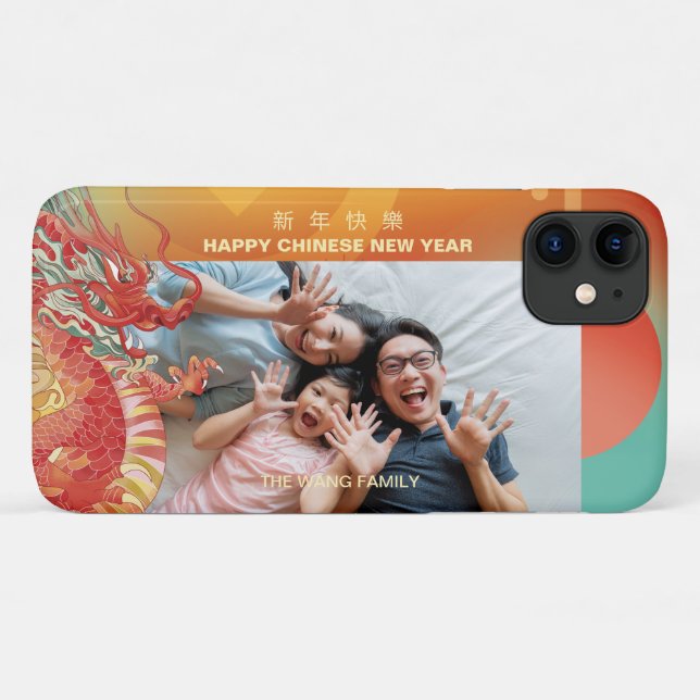 2024 Dragon Chinese New Year Photo Case-Mate iPhone Case (Back (Horizontal))