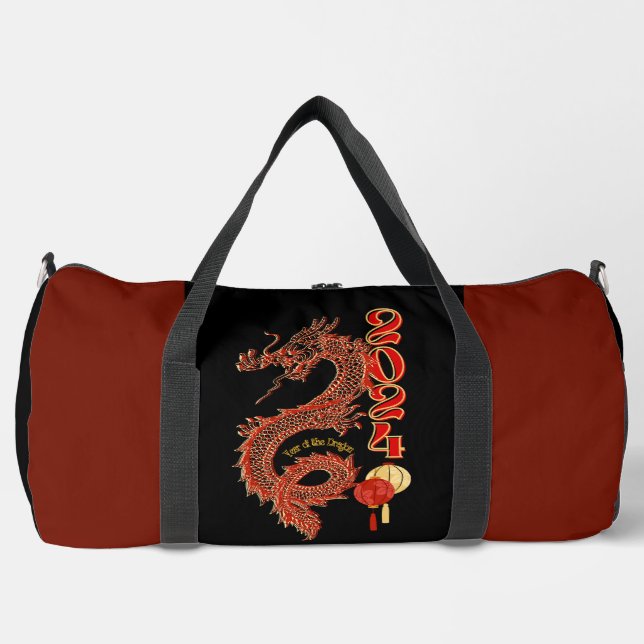 2024 Dragon Personalised Duffle Bag (Front)