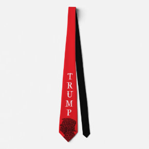 2024 Election Donald Trump For President Red Black Tie