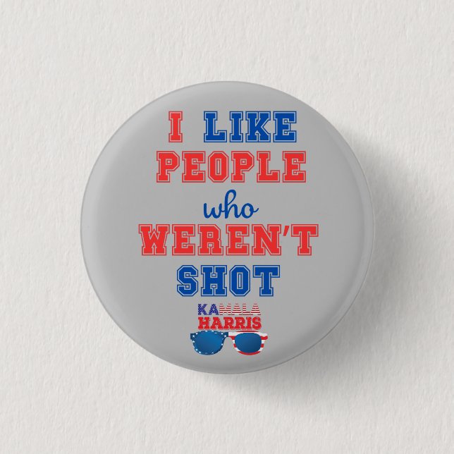 2024 Election Kamala Harris Merch Comma La funny 3 Cm Round Badge (Front)
