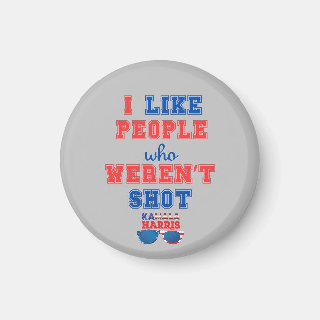 2024 Election Kamala Harris Merch Comma La funny Magnet (Front)