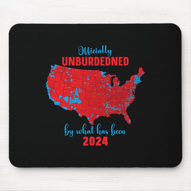 2024 Election Results Map Trump Win  Mouse Pad (Front)