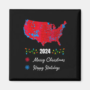 2024 Electoral Map Merry Christmas Trump New Presi Magnet