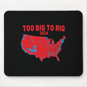 2024 Electoral Map Trump 312 Red Election Map Too Mouse Pad