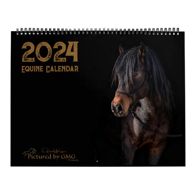 2024 Equine Photo Calendar (Cover)