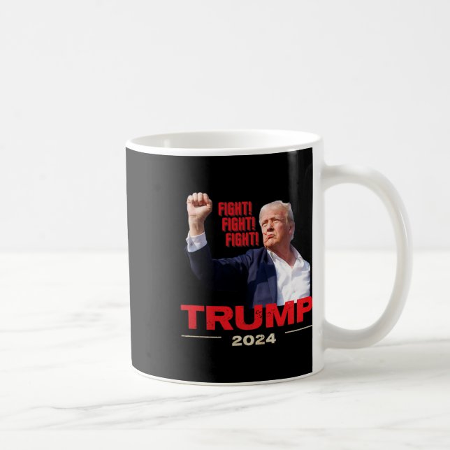 2024 Fight Fight Fight July 13th Trump Rally  Coffee Mug (Right)