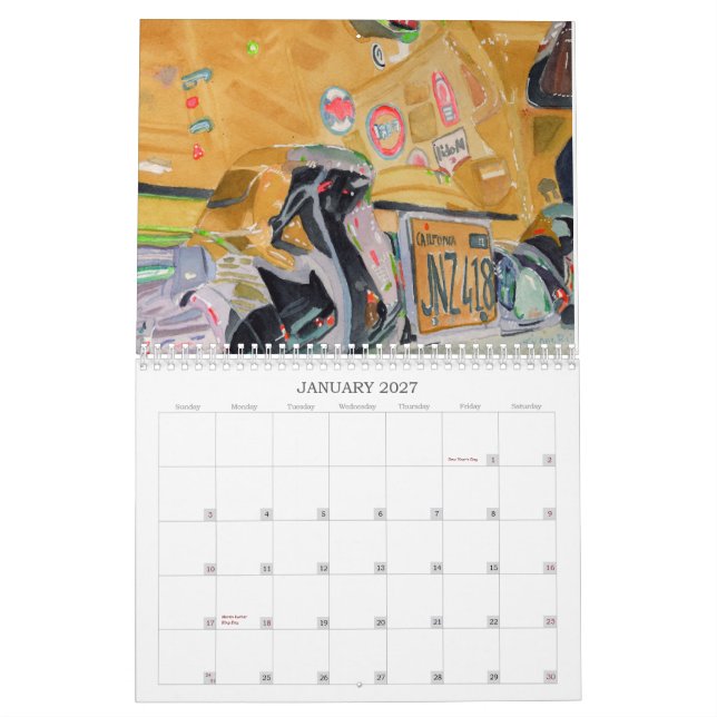 2024 Fine Art Calendar (Jan 2027)
