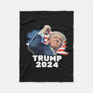 2024 Fist Pump Fleece Blanket