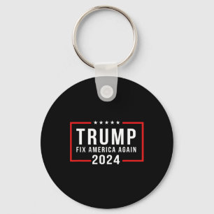 2024 Fix America Again Donald Trump 2024  Key Ring