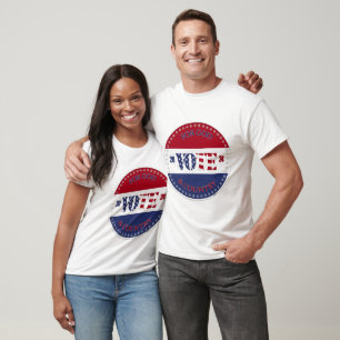 2024 For God and Country USA Flag VOTE T-Shirt