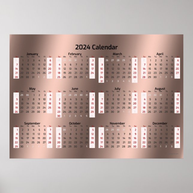 2024 Golden Age Calendar  Poster (Front)