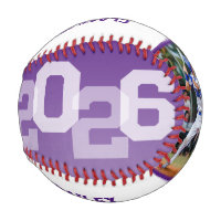 2024 GRAD Athlete Purple Photo Graduation Keepsake