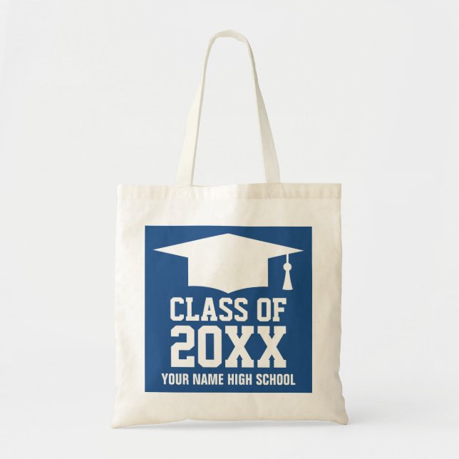 2024 Graduate year graduation party tote bags (Front)