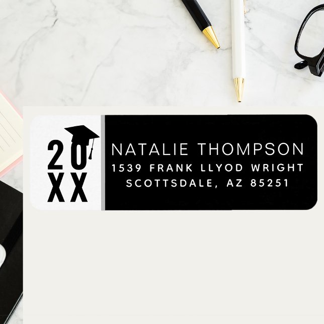 2024 Graduation Announcement Party Return Address Return Address Label (Creator Uploaded)