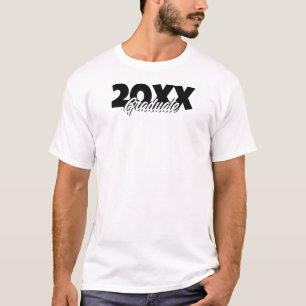 2024 Graduation Black and White T-Shirt