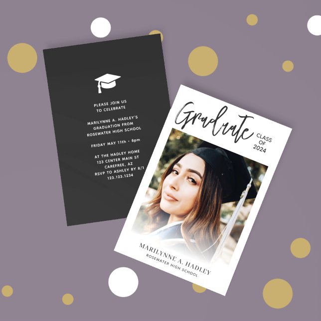 2024 Graduation Party Photo Invitation (Creator Uploaded)