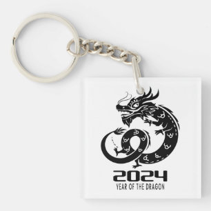 2024 Happy Chinese New Year Dragon Year Key Ring