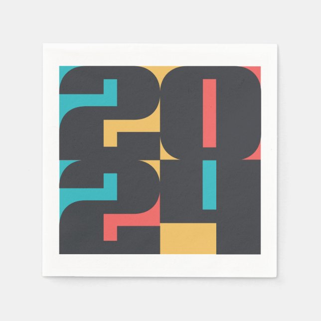 2024 Happy New Year Napkin (Front)