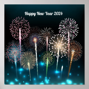 2024 Happy New Year  Poster